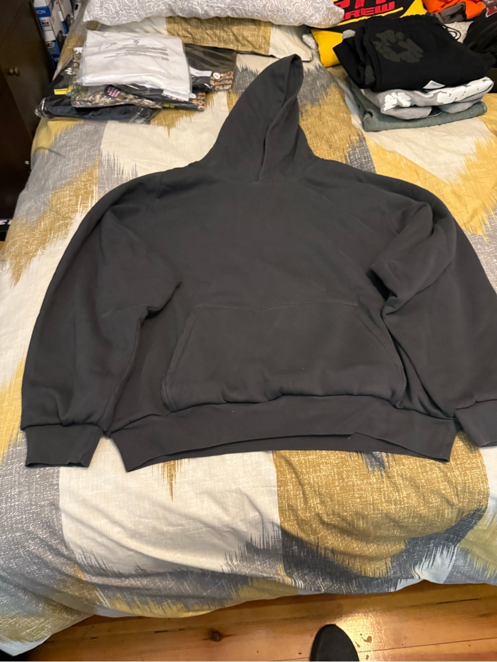 Yeezy Gap Charcoal Gray Oversized Pullover Hoodie size XL